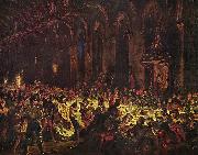 Eugene Delacroix Ermordung des Bischofs von Luttich oil painting reproduction